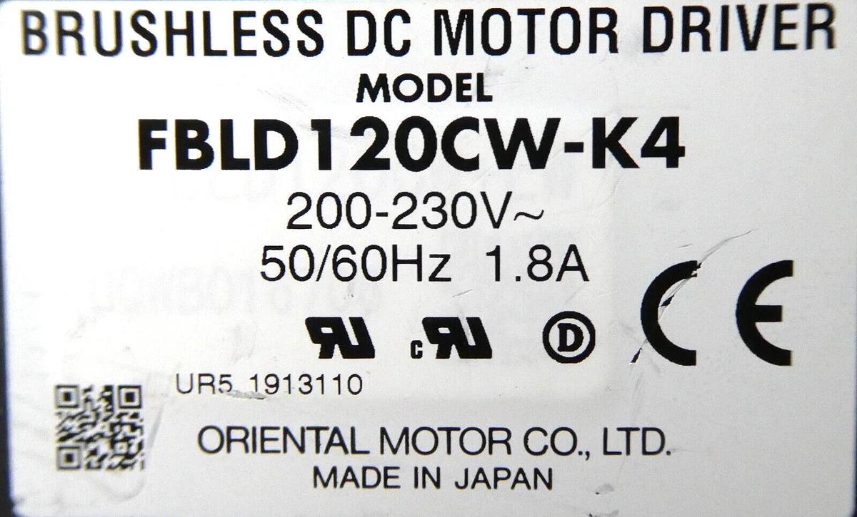 Used Oriental Motor FBLD120CW-K4 Servo Driver VEXTA Reseller Lot of 2 Working Surplus