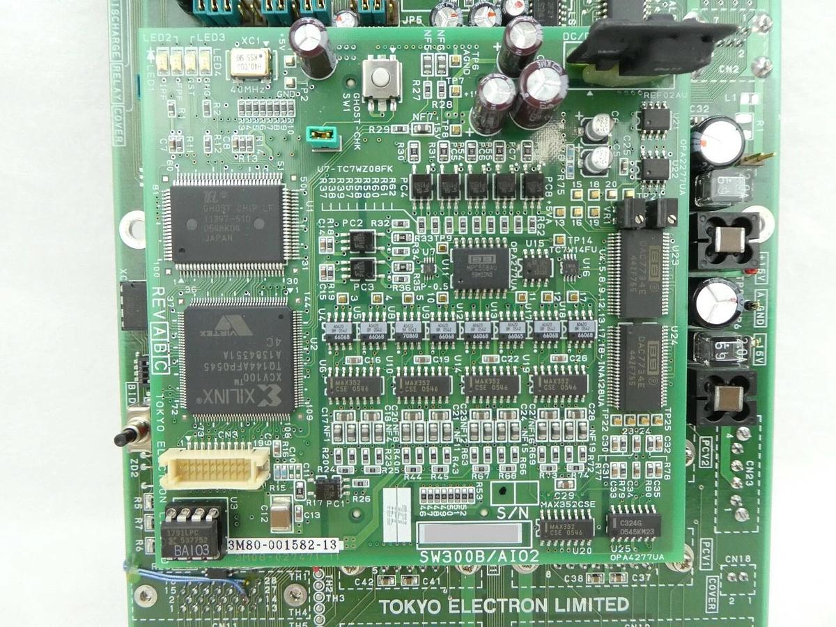 Used TEL Tokyo Electron 3M81-038362-13 Board PCB SW300B/BSC2 Trias System Working