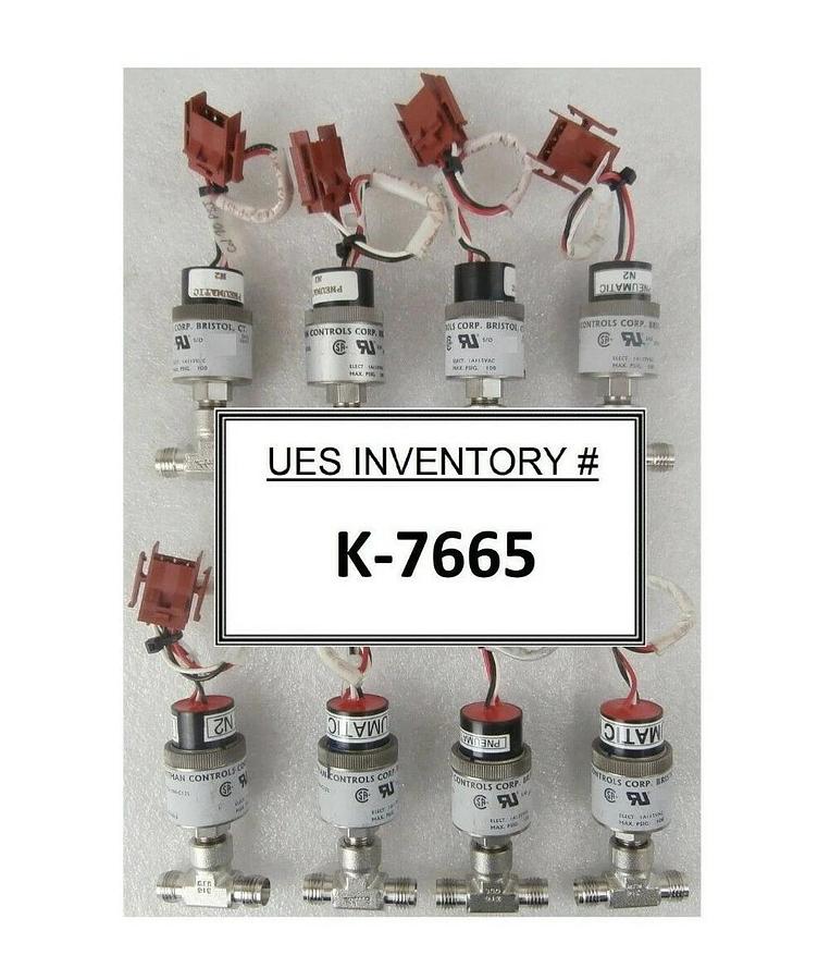 Used Whitman Controls P117G-10H-C12L Pneumatic Valve ASM 02-321566C02 Lot of 8 Spare