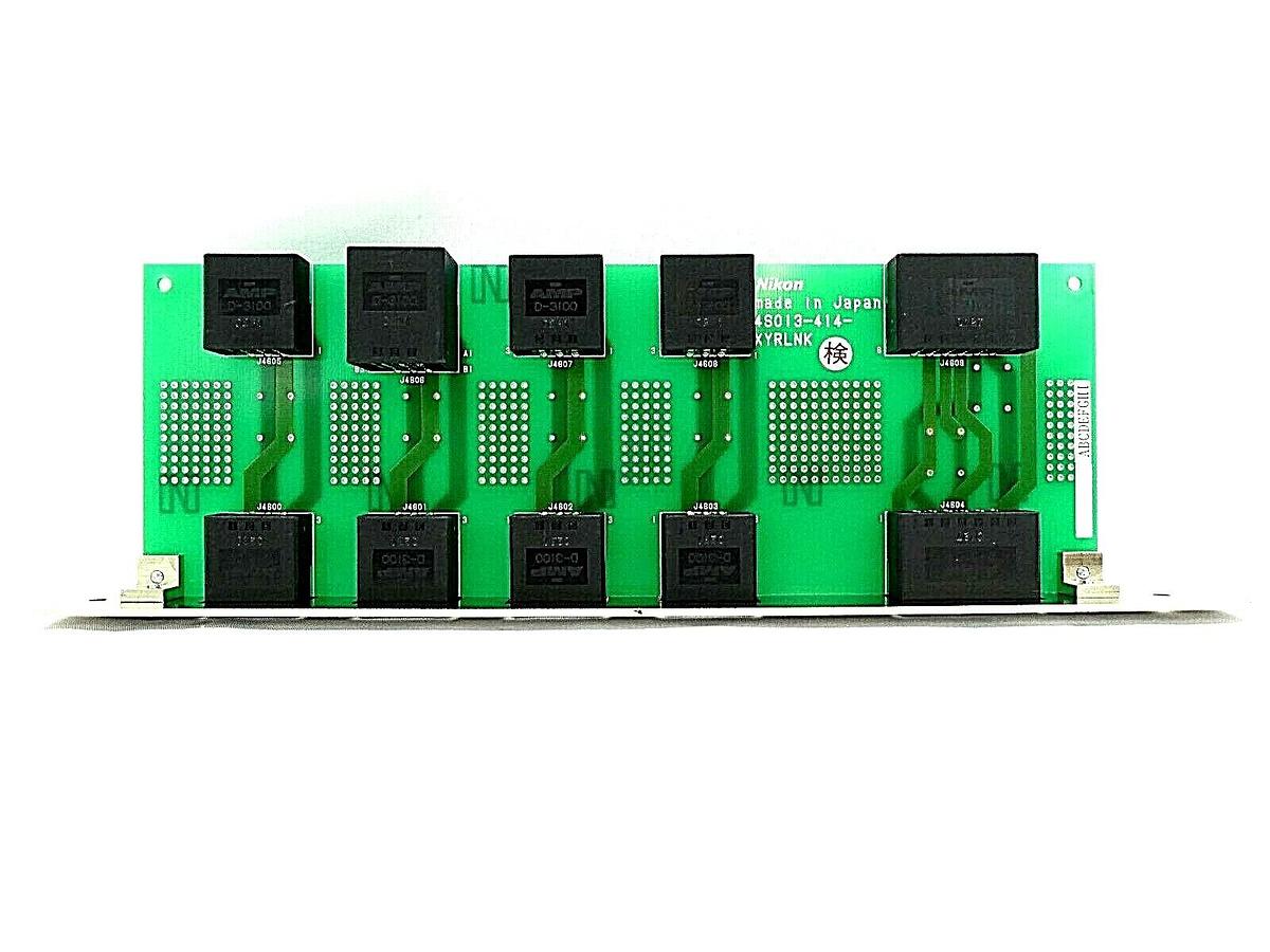 Used Nikon 4S013-414 XY-Link Control Board PCB Card XYRLINK NSR Series Working