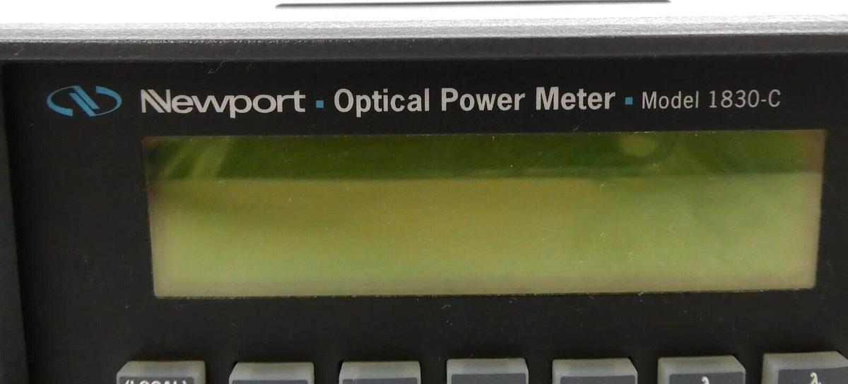 Used Newport 1830-C Dual Channel Optical Power Meter Module Working Surplus