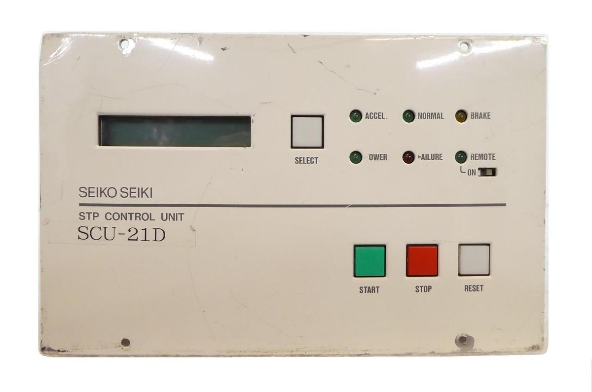 Used SCU Seiko Seiki SCU-21D Turbomolecular Pump Controller Dented Tested Working