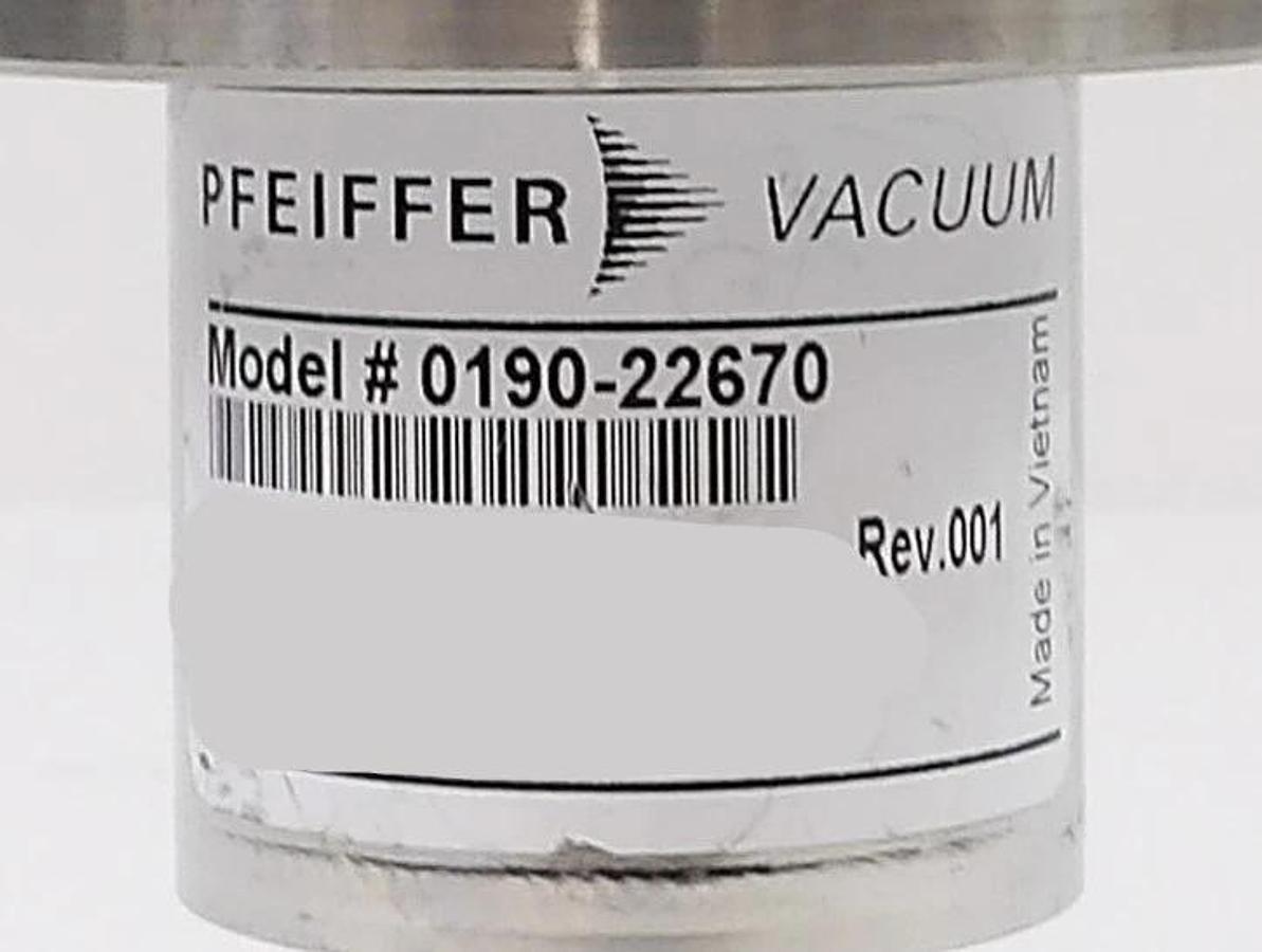 Used Nor-Cal Pfeiffer 0190-22670 Pneumatic Angle Valve Reseller Lot of 3 Working
