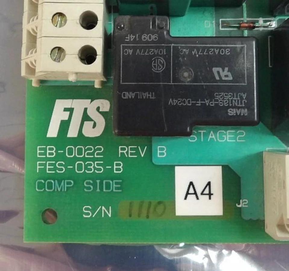 Used FTS Systems EB-0022 Distribution PCB FES-035-B Turbojet System Working Surplus