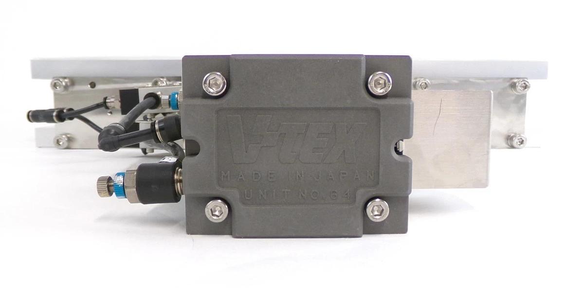 Used V-Tex CX12-000004-43 Pneumatic Slit Valve ROLLCAM TEL Cleaned Working