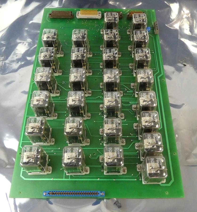 Used Varian Semiconductor E-H5617001 Relay Connection PCB Board Assembly AS-Is
