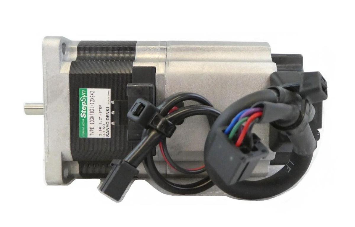 Used Sanyo Denki 103H7831-12XS42 Stepping Motor StepSyn Working Surplus