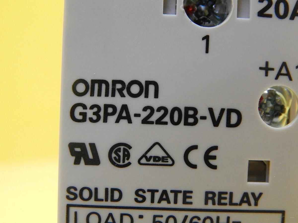 Used Omron G3PA-210B-VD Solid State Relay G3PA-220B-VD Reseller Lot of 7 Used Working