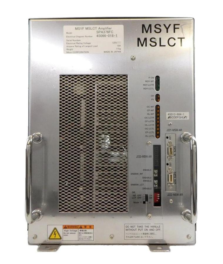 Used Nikon 4S066-018-1 MSYF MSLCT Amplifier Module SPA376FC 4S013-684-1 NSR Dented