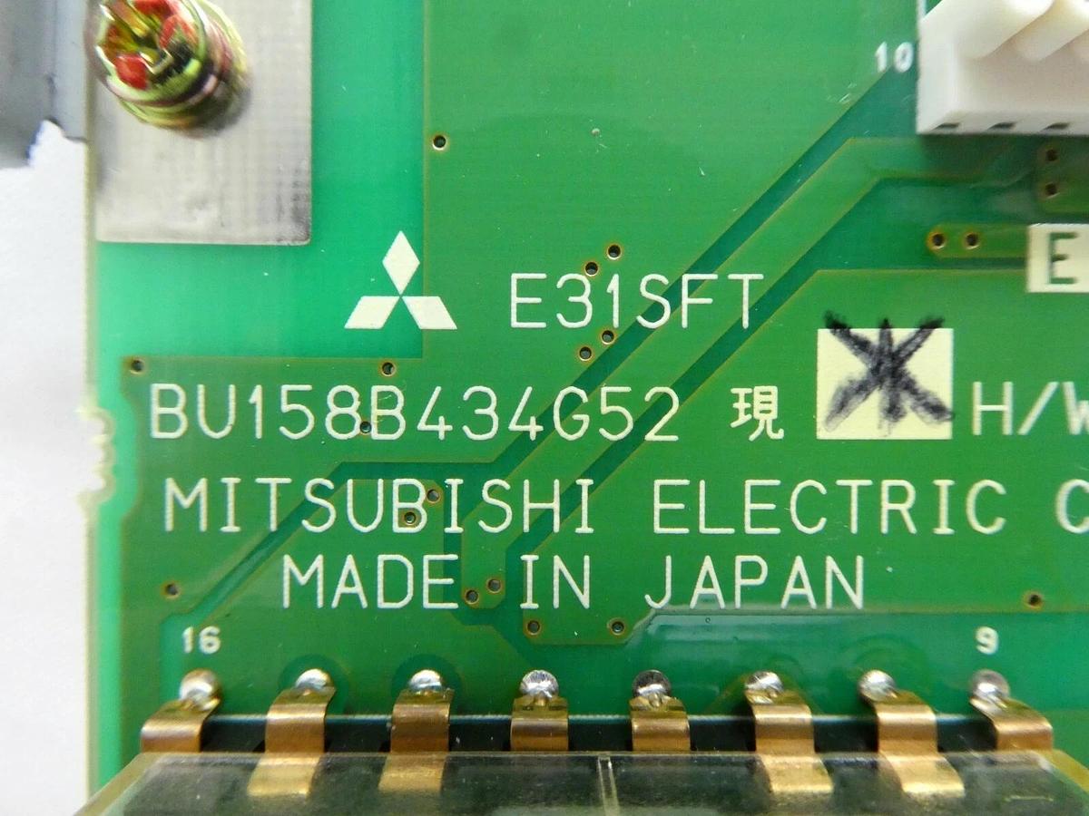 Used Mitsubishi BU158B434G52 PCB Card E31SFT Robot Controller CR-E356-S06 Working