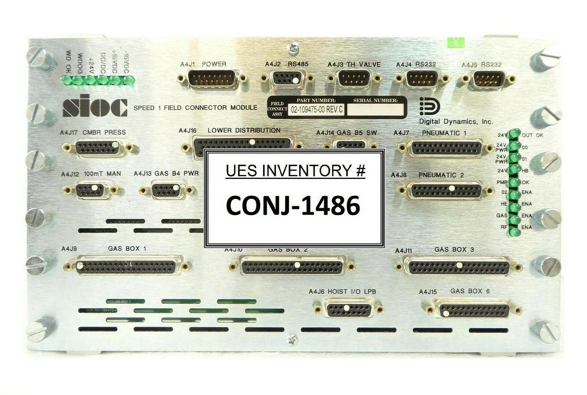 Used Digital Dynamics 02-109475-00 sioc SPEED 1 Control Novellus 02-109471-00 Working