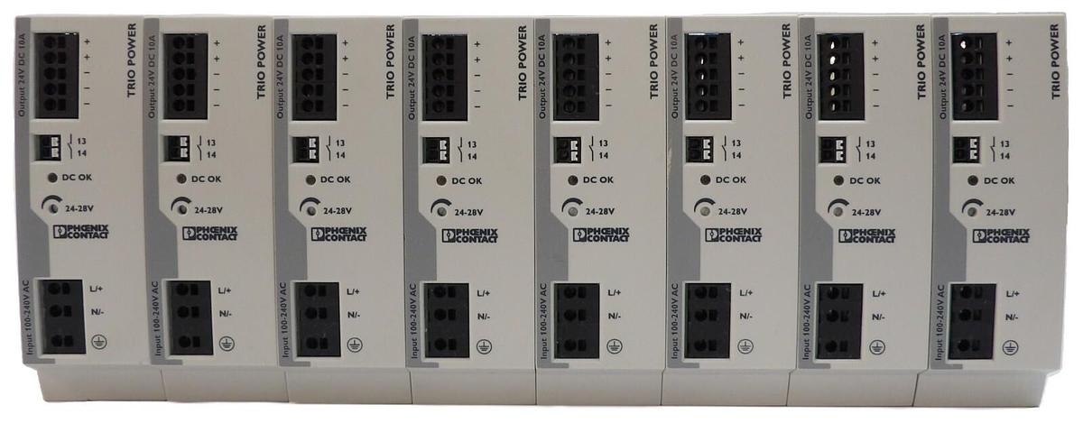 Used Phoenix Contact 2903149 Power Supply TRIO-PS-2G/1AC/24DC/10 Lot of 8 Working