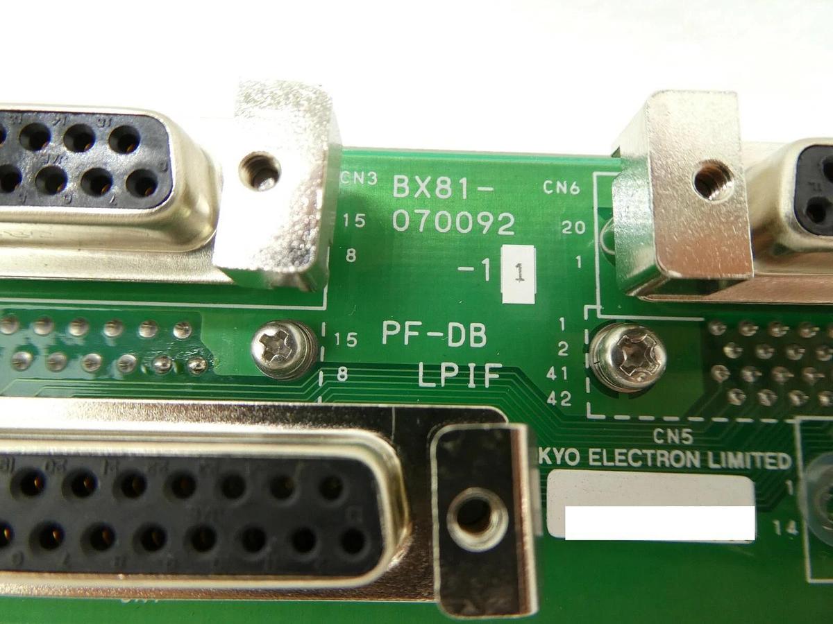 Used TEL Tokyo Electron BX81-070092-11 Interface PCB LPIF Trias Working Spare
