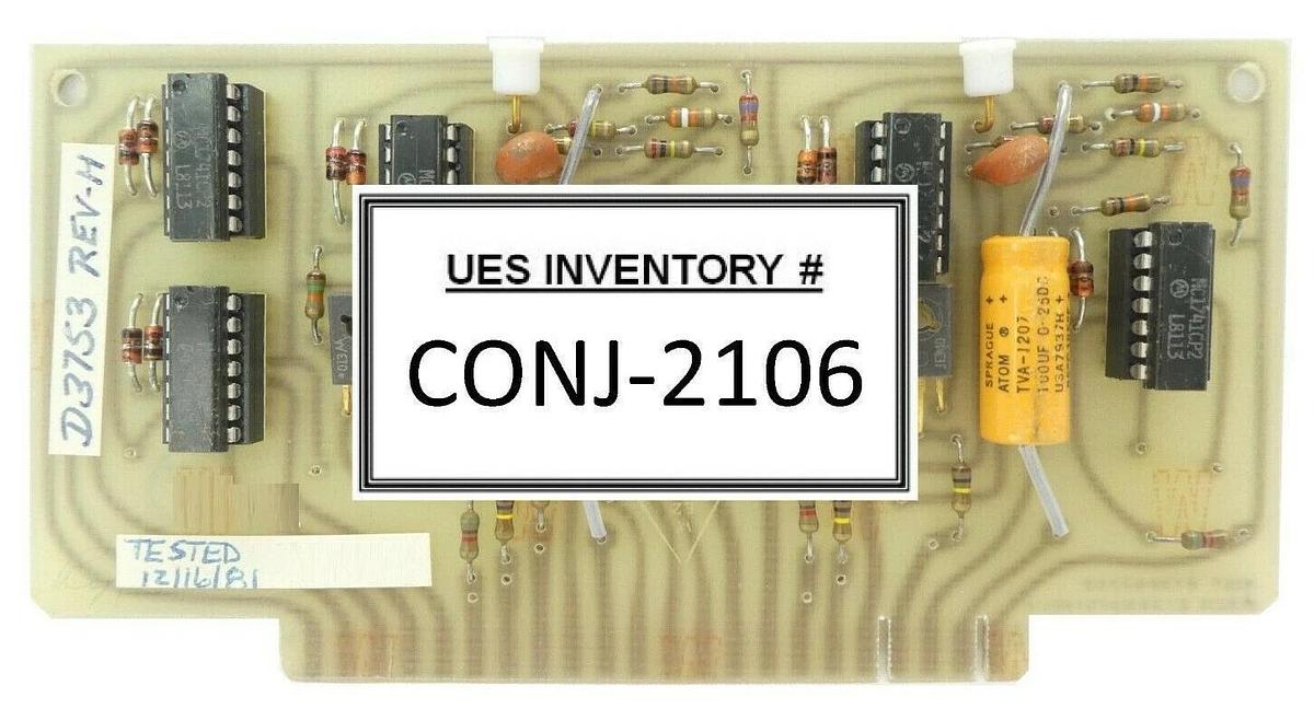 Used Varian Semiconductor VSEA D12003753 Scan Monitor PCB D3753 Rev. H Working Spare