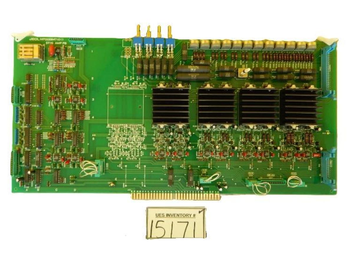 Used JEOL MP002847(01) STIG AMP PB PCB Card KI JEM-2010F TEM Working