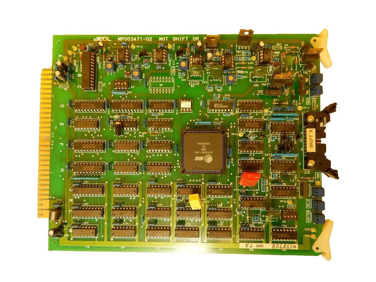 Used JEOL MP003471-02 MOT SHIFT DR PB Board PCB Card SHIFT X TA JEM-2010F Working