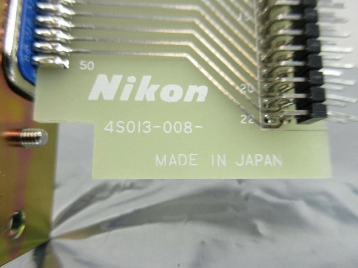 Used Nikon 4S013-008 Interface Board PCB NSR-1755G7A Step-and-Repeat G-Line Used