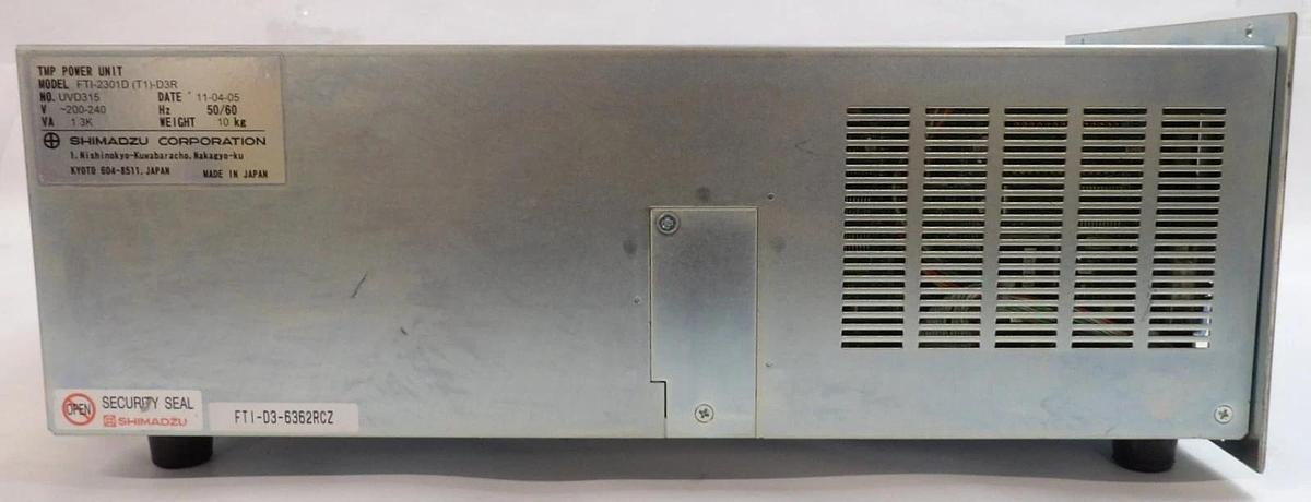 Used TMP Shimadzu FTI-2301D (T1)-D3R Turbomolecular Pump Controller Untested As-Is