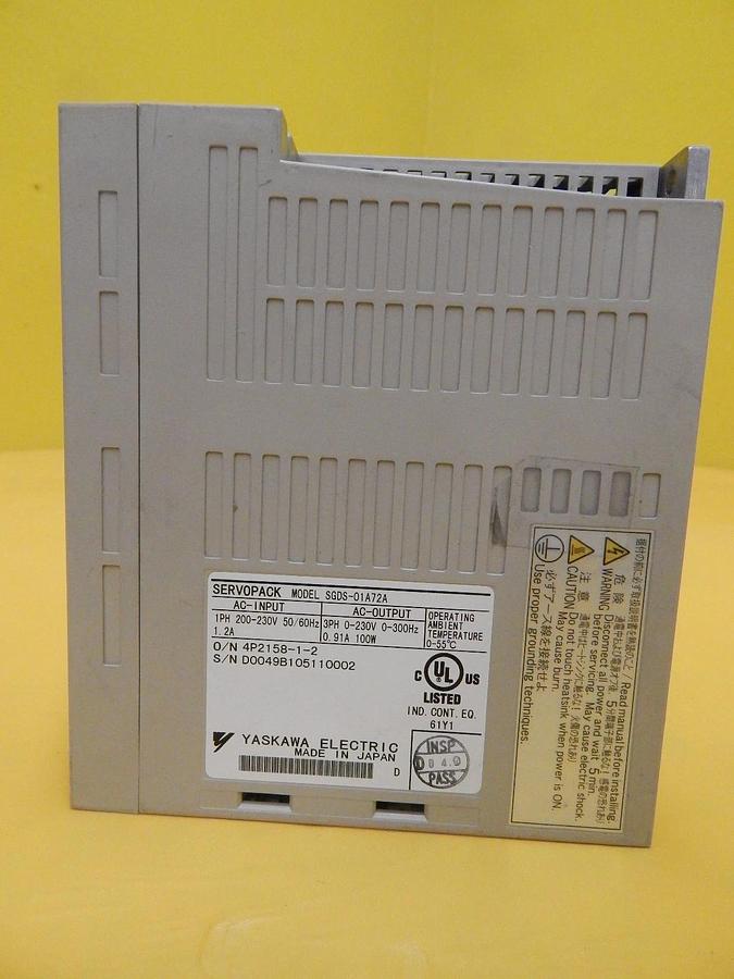 Used Yaskawa SGDS-01A72A Servo Drive SGDS SERVOPACK 200V Used Working