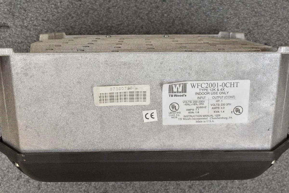 Used TB Wood's WFC2001-0CHT AC Inverter Type 12K & 4X