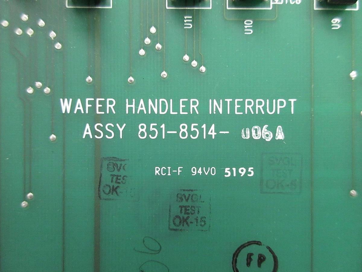 Used SVG Silicon Valley Group 851-8514-006 Wafer Handler PCB Card Rev. A 90S Used