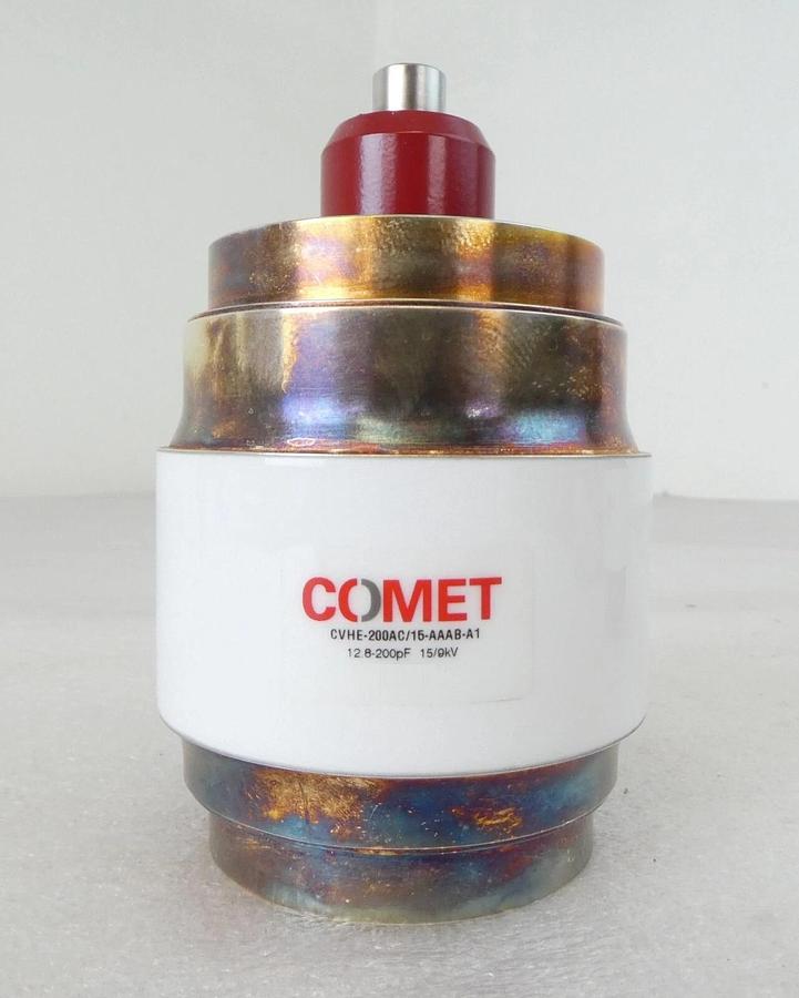 Used Comet CVHE Vacuum Variable Capacitor RF CVHE-80AC/20 CVHE-200AC/15 Lot of 2