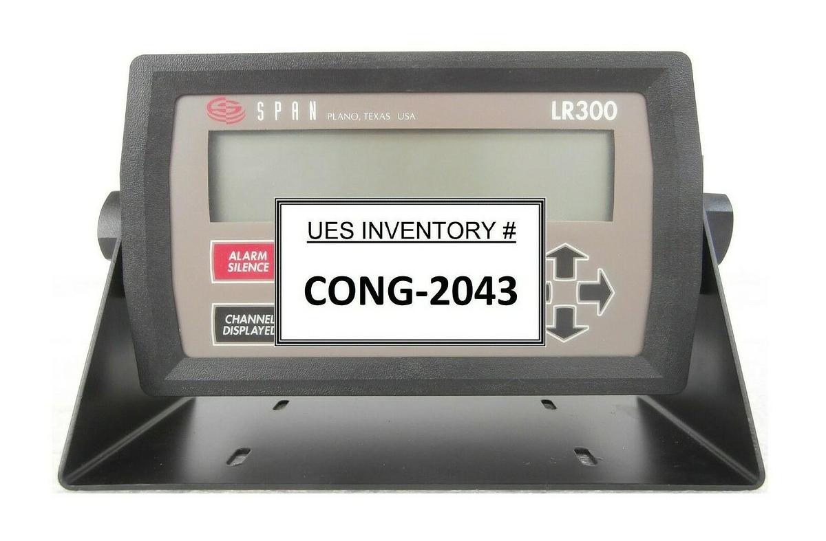 Used SPAN Instruments 2000 2-Channel Display Controller LR300 with Stand Working