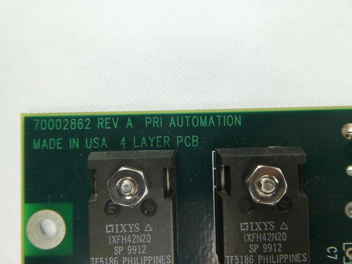Used PRI Automation 70002862 AMP Safety with Brake Board PCB Working Spare