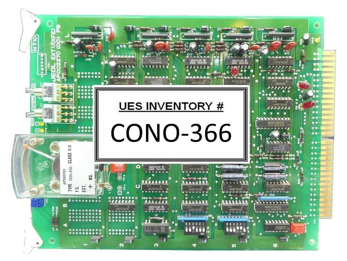 Used JEOL AP002270(00) I/O PCB Card EXT I/O(FE) JSM-6300F SEM Working Surplus