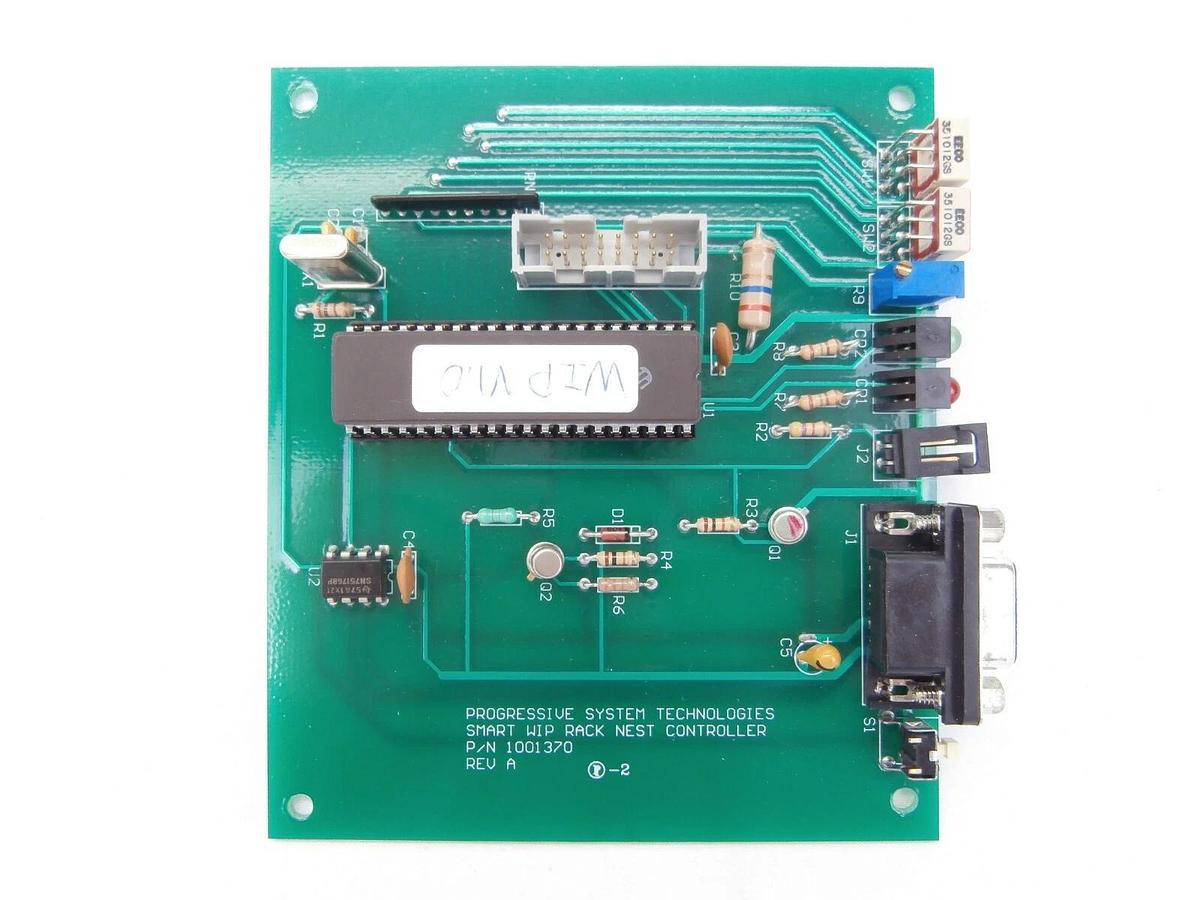 Used Progressive System Technologies 1001370 Smart WIP Rack Nest Controller PCB Spare