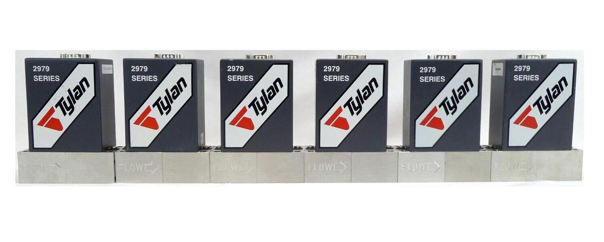 Used Tylan FC-2979MEP5 Mass Flow Controller MFC 1 SLPM Ar Reseller Lot of 6 Working