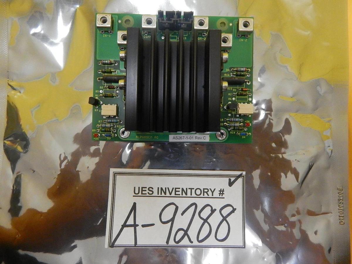 Used Alphasem AG AS267-1-01 Power Interface Board PCB AS267-1 Used Working
