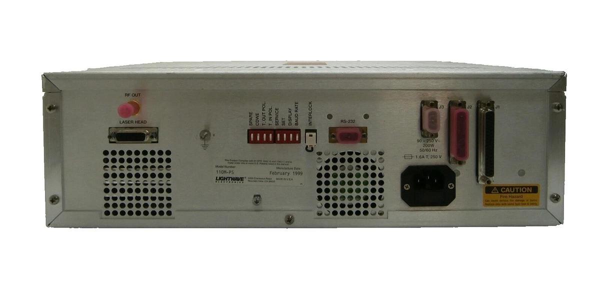 Used ESI 110M-PS Diode Pumped Laser System Power Supply Lightwave Working Surplus