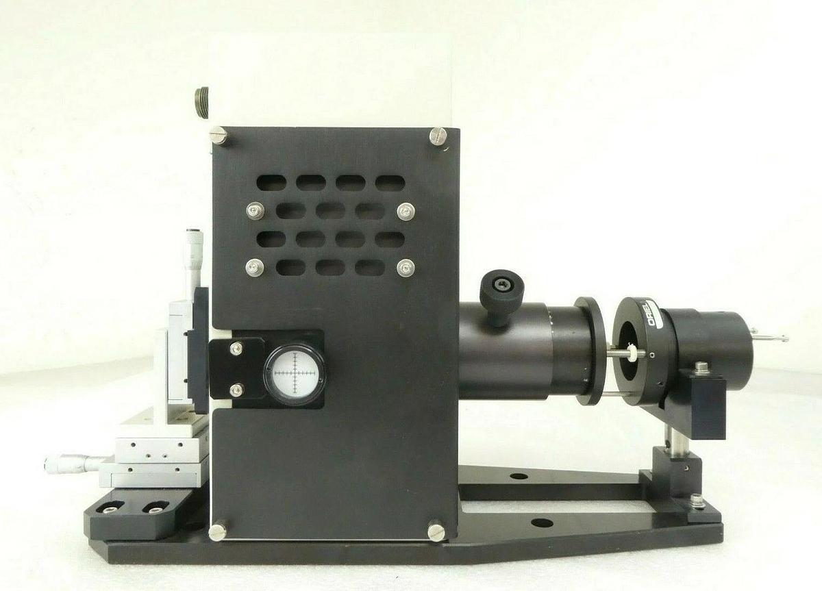 Used Ultrapointe 1000 UV Arc Lamp Focusing Lens Module Oriel 66003 Micrometer Working