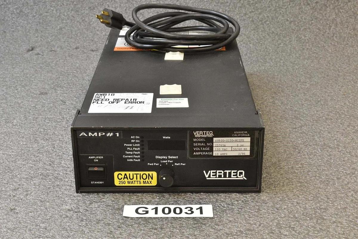 Used Verteq ST800-CC50-MC2PX Amplifier Unit