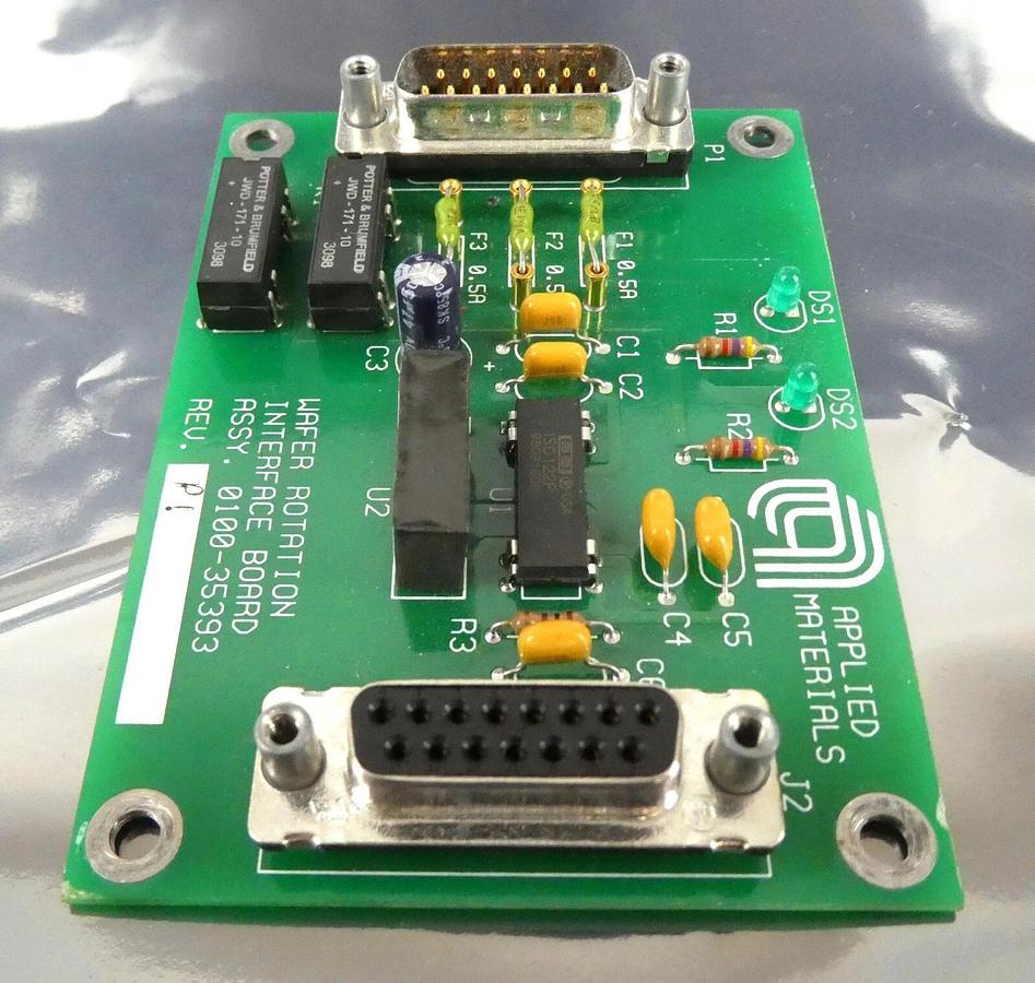 Used AMAT Applied Materials 0100-35393 Wafer Rotation Interface PCB Working Spare