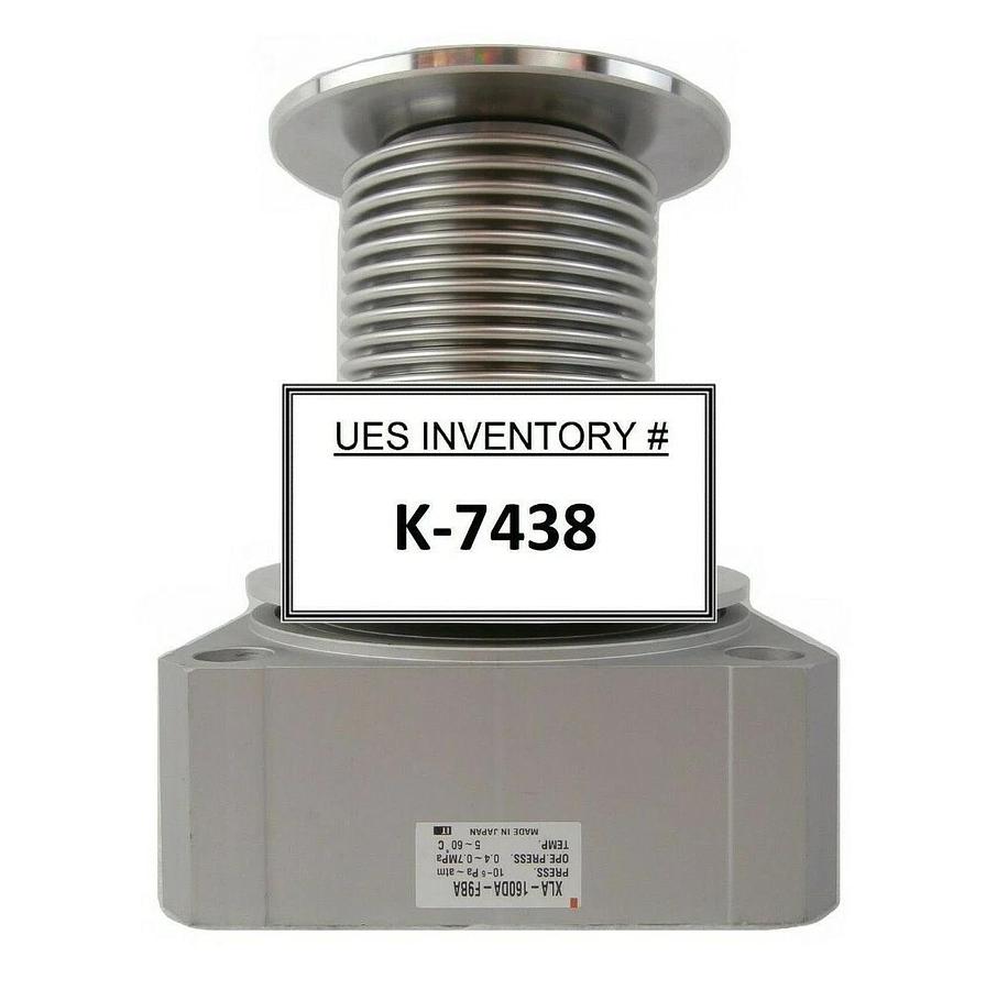 Used SMC XLA-160DA-F9BA High Vacuum Valve Bellows and Upper Body Working Surplus