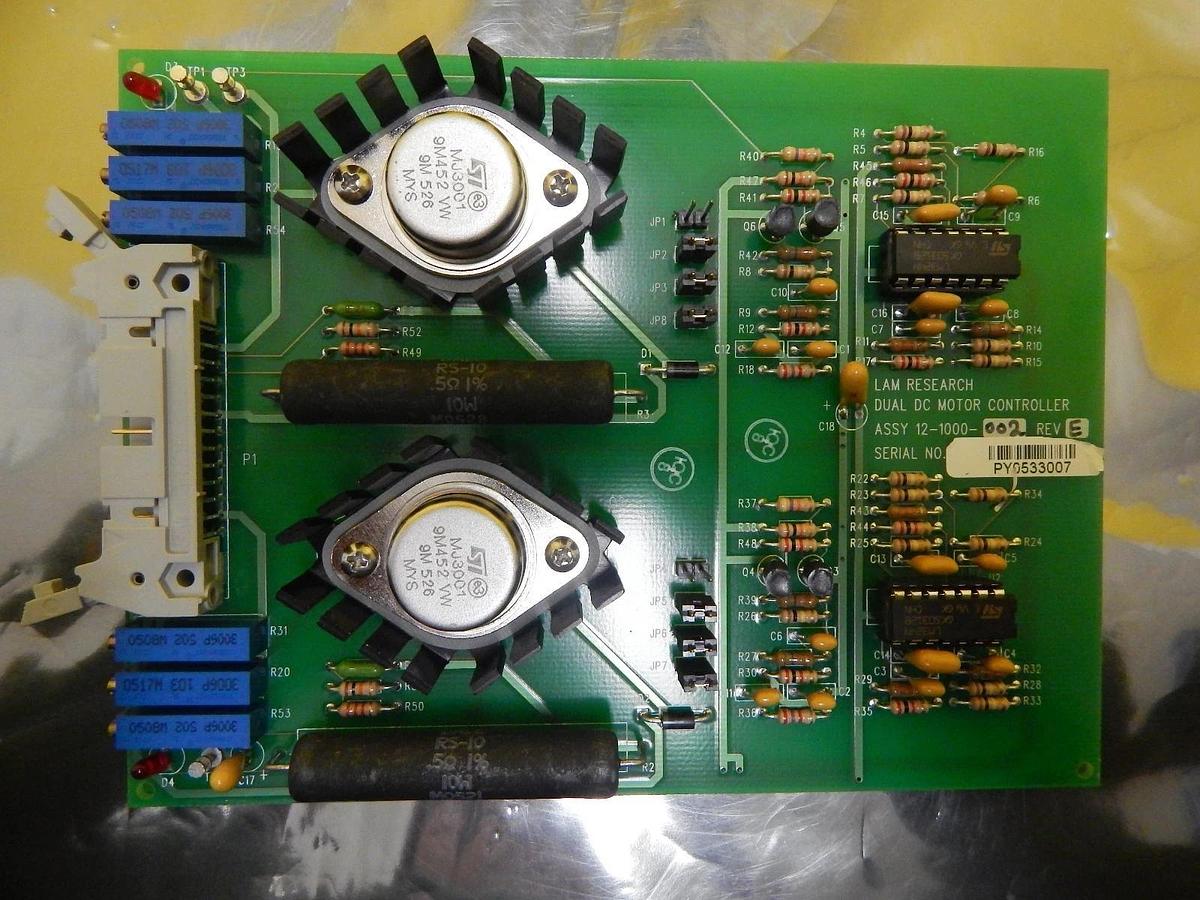 Used Lam Research 12-1000-002 Dual DC Motor Controller Rev. E PCB Card DSS-200 Used