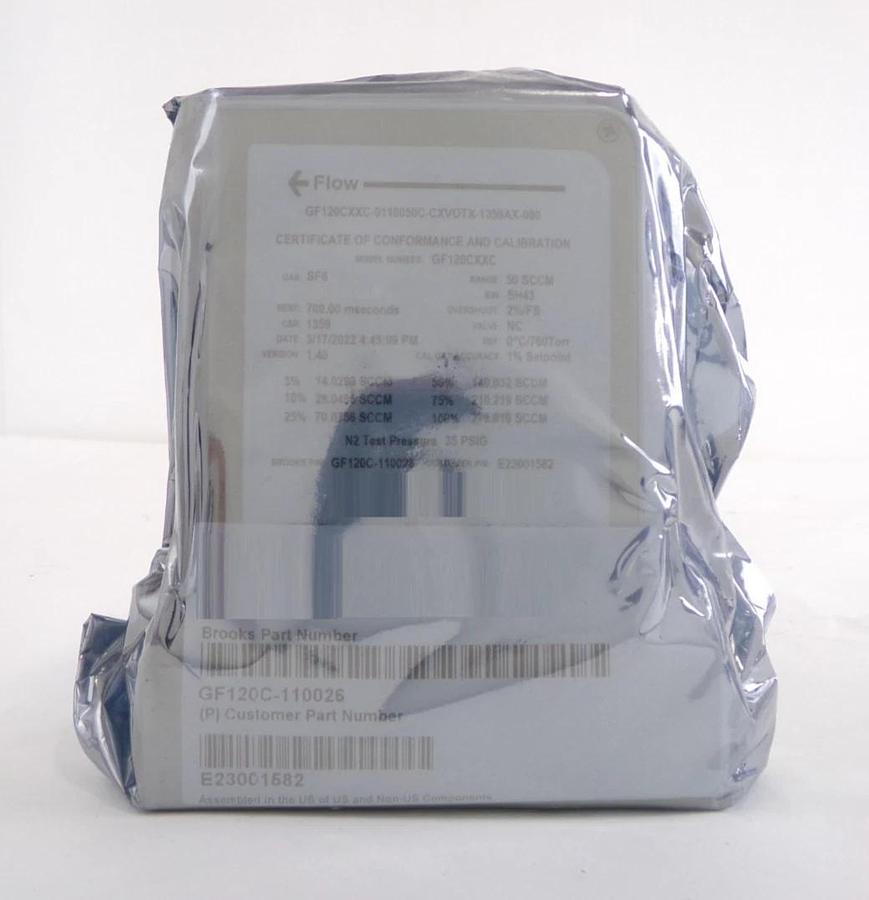 Brooks Instrument GF120C-110026 Mass Flow Controller MFC Lot of 2 New