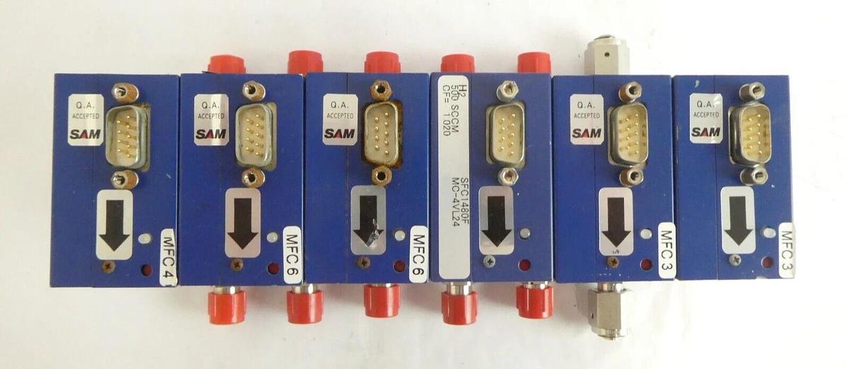 Used Hitachi Metals SAM MFC Mass Flow Controller Reseller Lot of 11 Working Spare