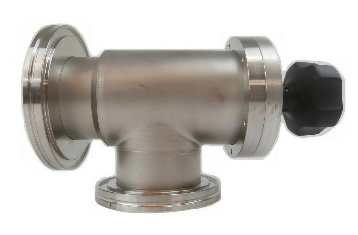 Used A&N Corporation AV300-LF80/LF100-E-M Manual Right Angle Isolation Valve Working