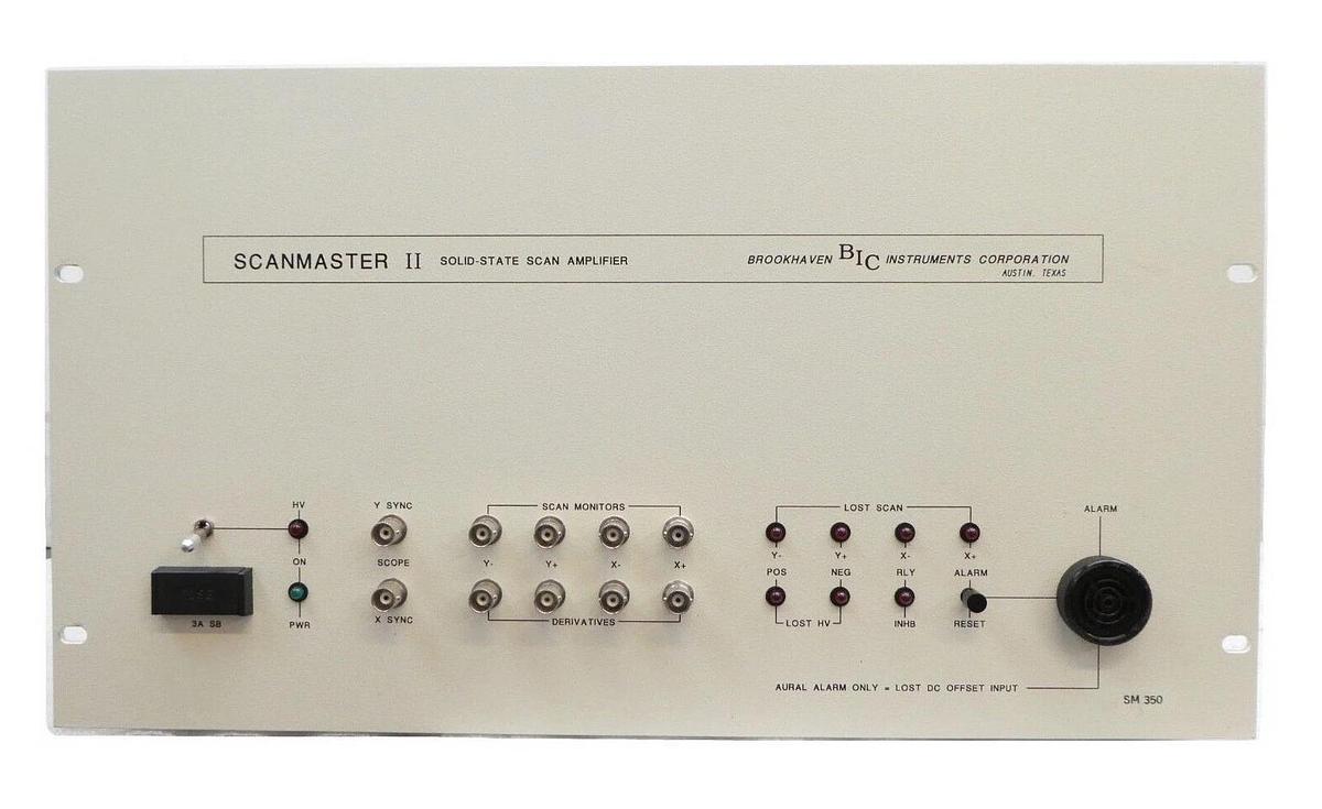 Used Brookhaven SM 350 Solid-State Amplifier SCANMASTER II Varian E20000180 Working