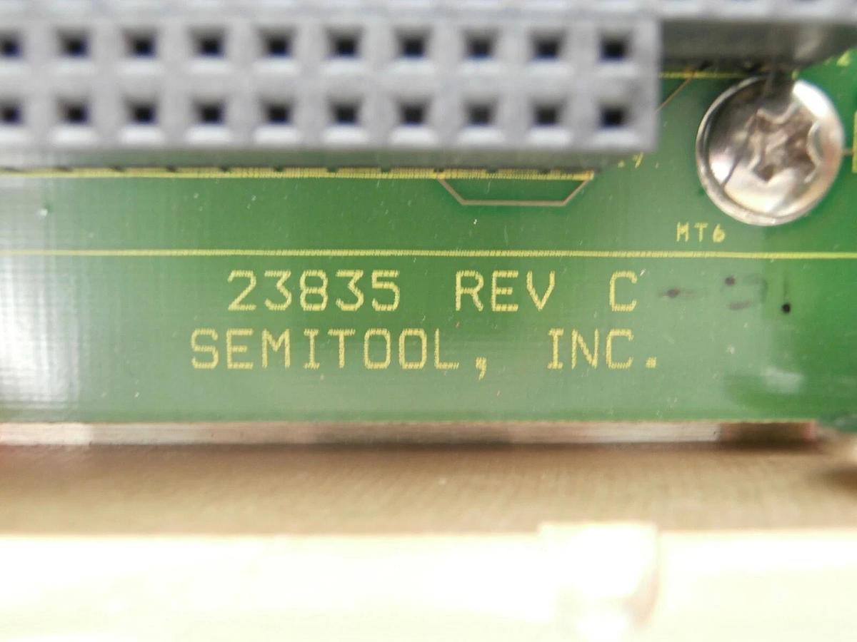 Used Semitool 932T0016-01 Dual Fiber Transceiver 23835 PCB Assembly 2601800 Rev. I