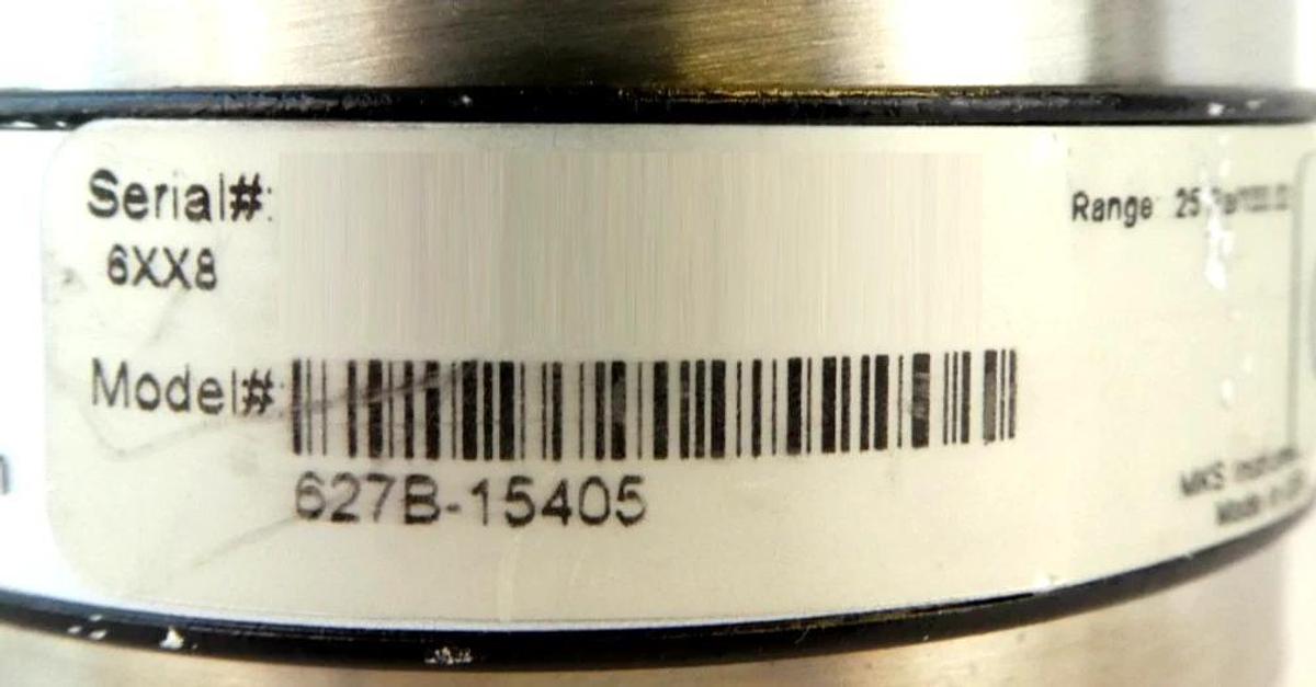 Used MKS Instruments 627B-15405 Baratron Pressure Transducer Small Dent Working
