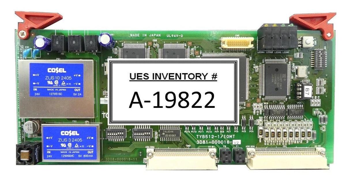 Used TEL Tokyo Electron 3D81-000018-V2 Power Supply PCB Card TYB512-1/IOMT Working