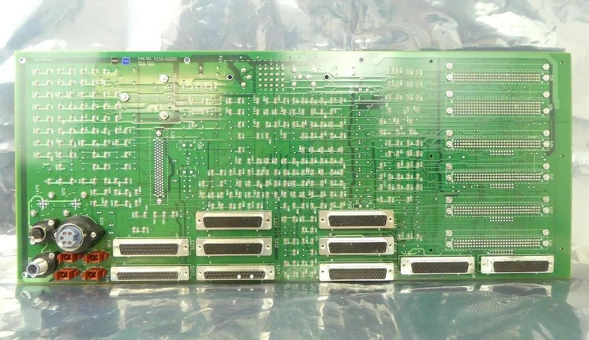 Used AMAT Applied Materials 0100-02260 Electronic Tower Backplane PCB Endura 2 Spare