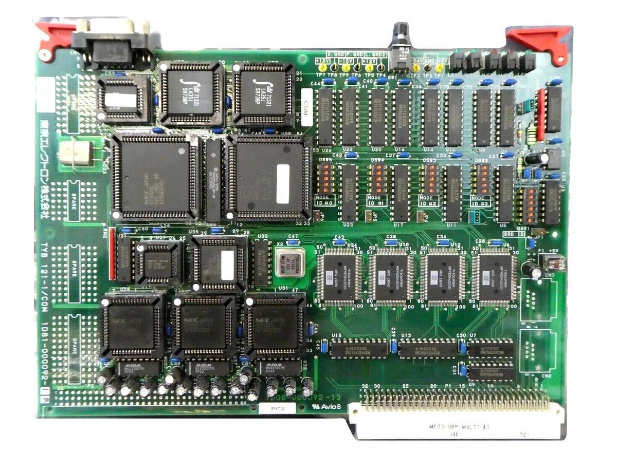 Used TEL Tokyo Electron ID81-000092-18 COM Board PCB Card TYB 121-1/COM Working