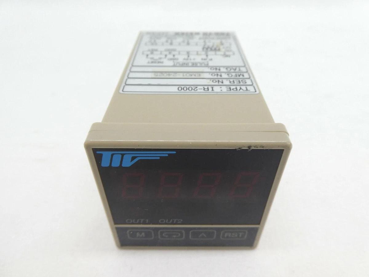 Used Tokyo Keiso EM01-24025 Indicating Totalizer IR-2000 Lot of 18 Working Surplus