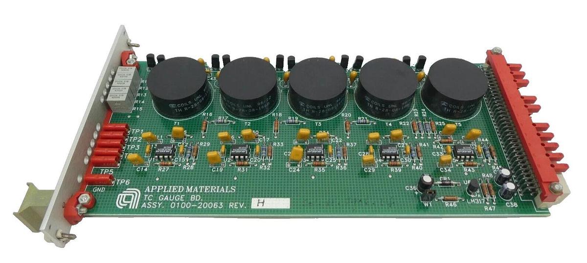 Used AMAT Applied Materials 0100-20063 5CH TC Gauge PCB Card Working Surplus