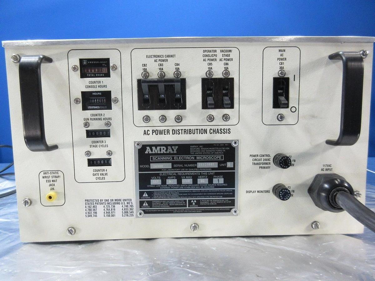 Used Amray 2030C Scanning Electron Microscope AC Power Distribution Chassis Used